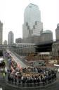 Homenagem em Nova York as v�timas do 11 de setembro.